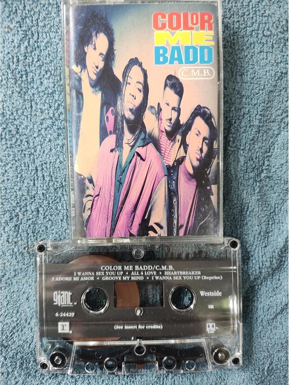 Color Me Badd - C.M.B. self titled- Vintage cassette NM/NM
